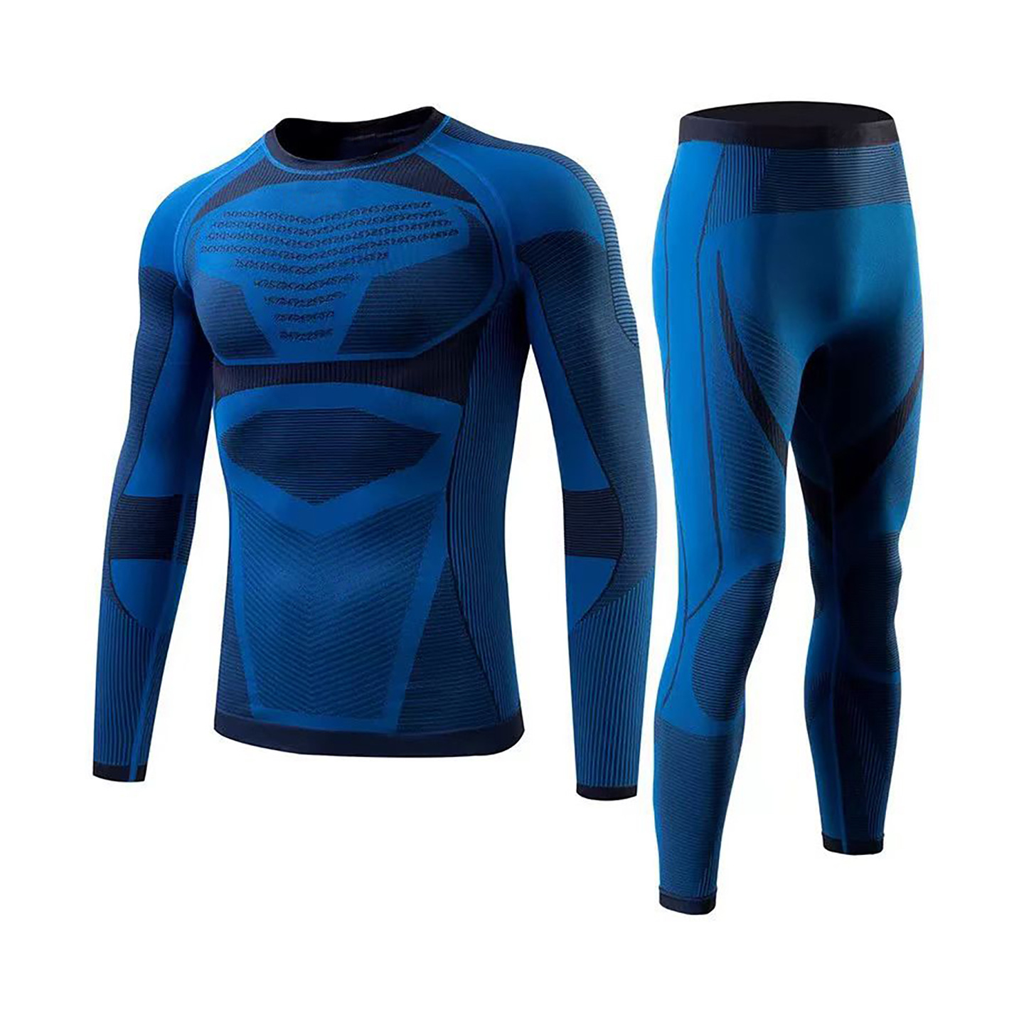 Compression Long Pant - Heren sneldrogende sportkleding Fitness Gym-shirts Elastische