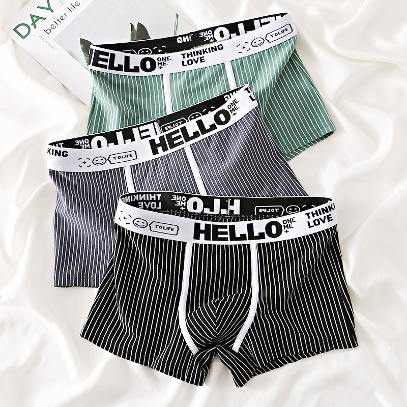 Boxer Brief Pack Cotton - 2026 Herenondergoed Katoenen ondergoed Lettertailleband Comfortabel