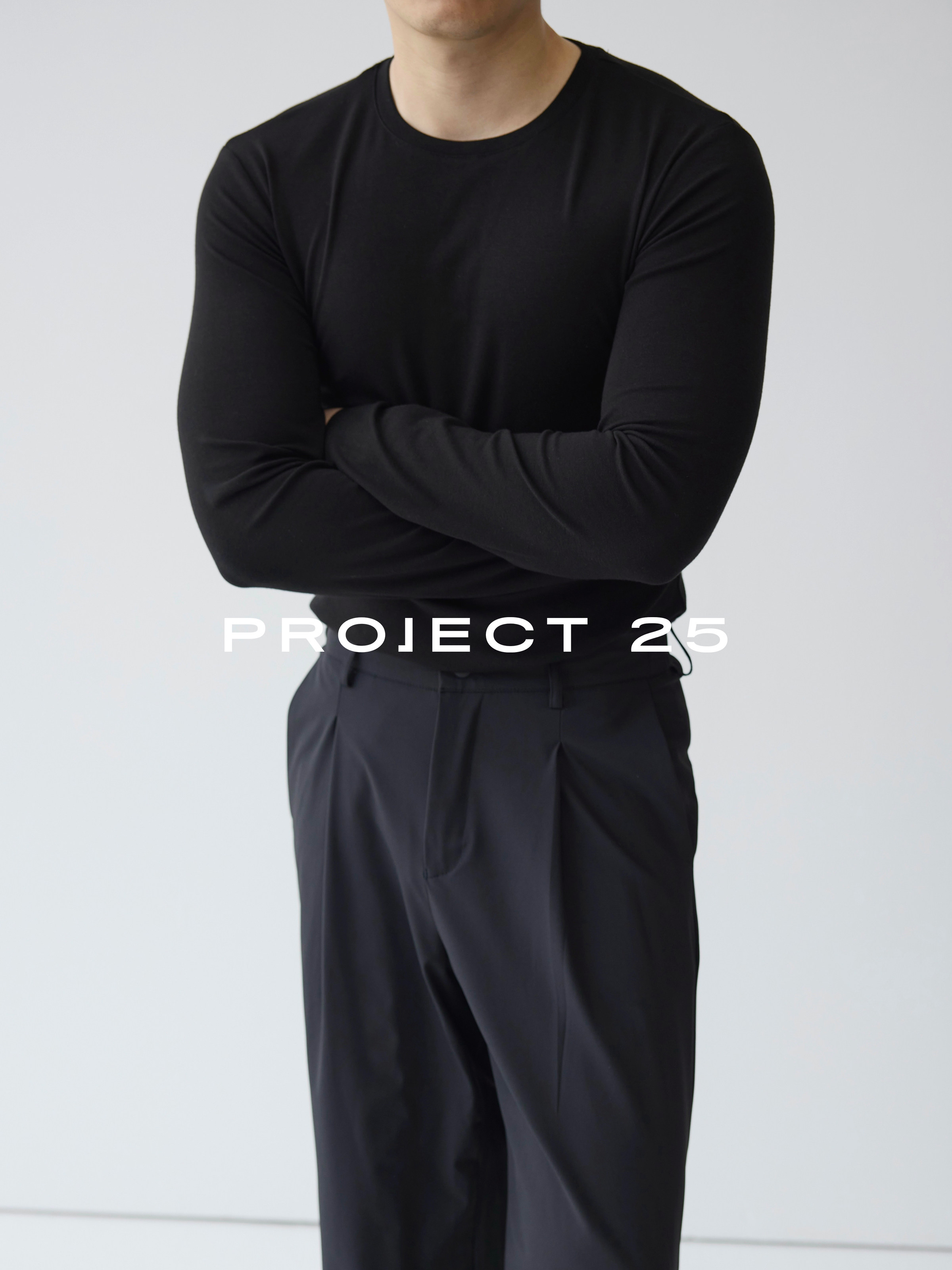 Base Layer Top - PROJECT 25 Slim-fit heren-T-shirt met lange
