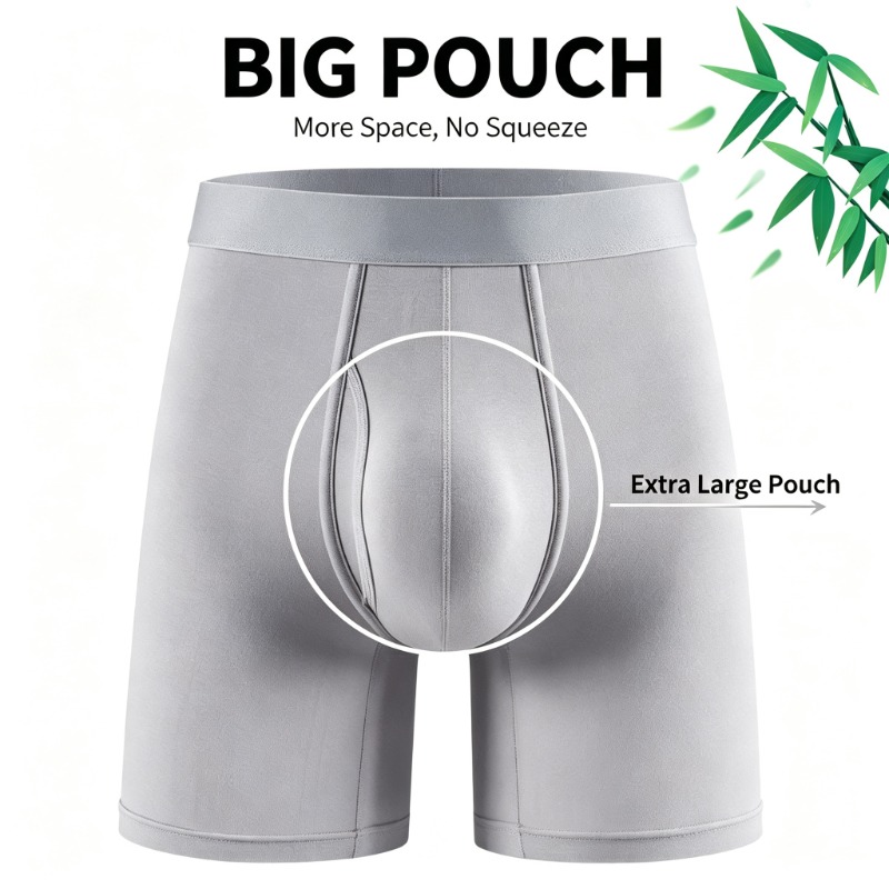 Bamboo Fiber Trunk - Grote boxershorts voor heren van bamboevezel,