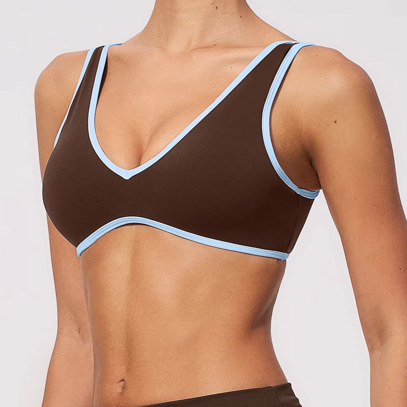 Quick Dry Underwear - Yoga-bh's zonder rug, kleurblok sport-bh, sneldrogende
