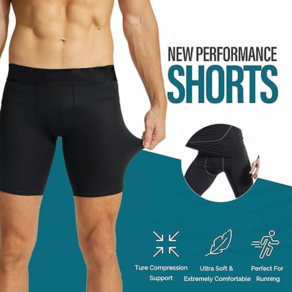 3 Pack Compressie Shorts Heren - Compression Shorts Athletes recensie en prijs
