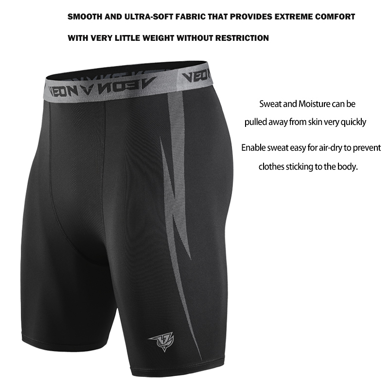 Zwarte compressie shorts heren - Compression Shorts Athletes recensie en prijs