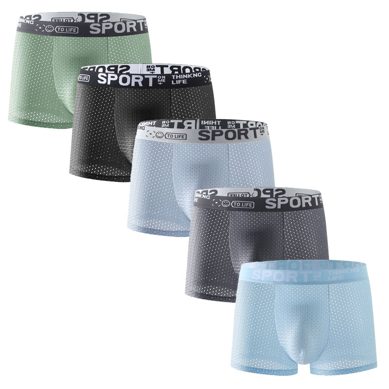 5 stuks heren ice silk mesh bo - Mesh Sport Boxer recensie en prijs