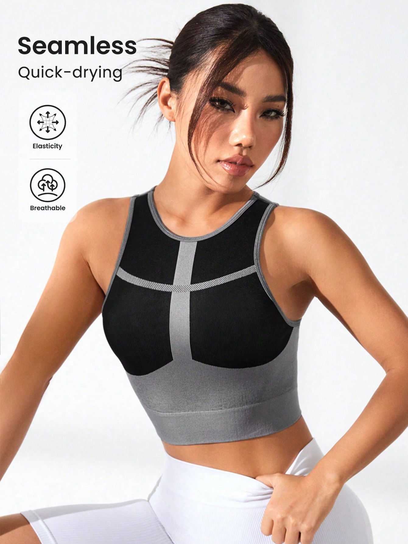 Dames Color Block Cross Line G - Tank Top Ribbed recensie en prijs