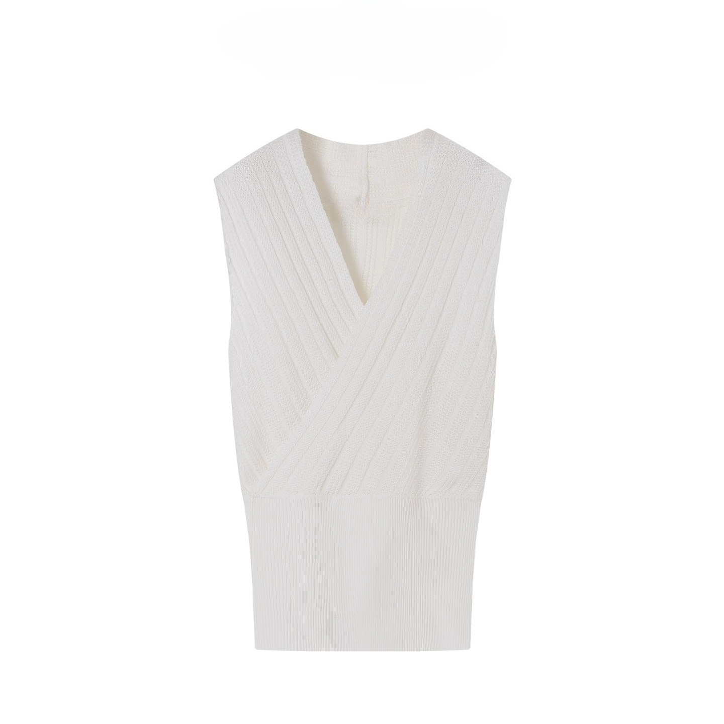 Dames mouwloos gebreid vest me - Tank Top Ribbed recensie en prijs
