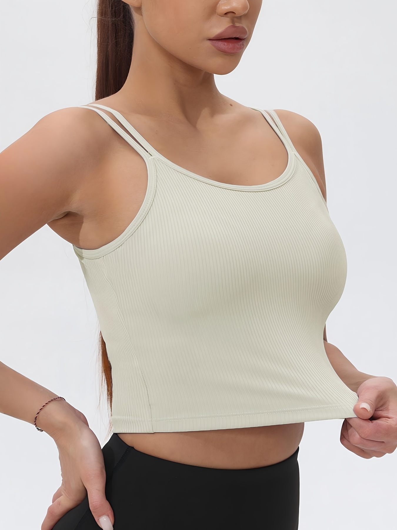 Fitfemme geribbelde mouwloze c - Tank Top Ribbed recensie en prijs